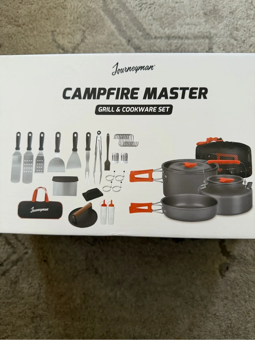Journeyman Campfire Master Grill & Cookware Set